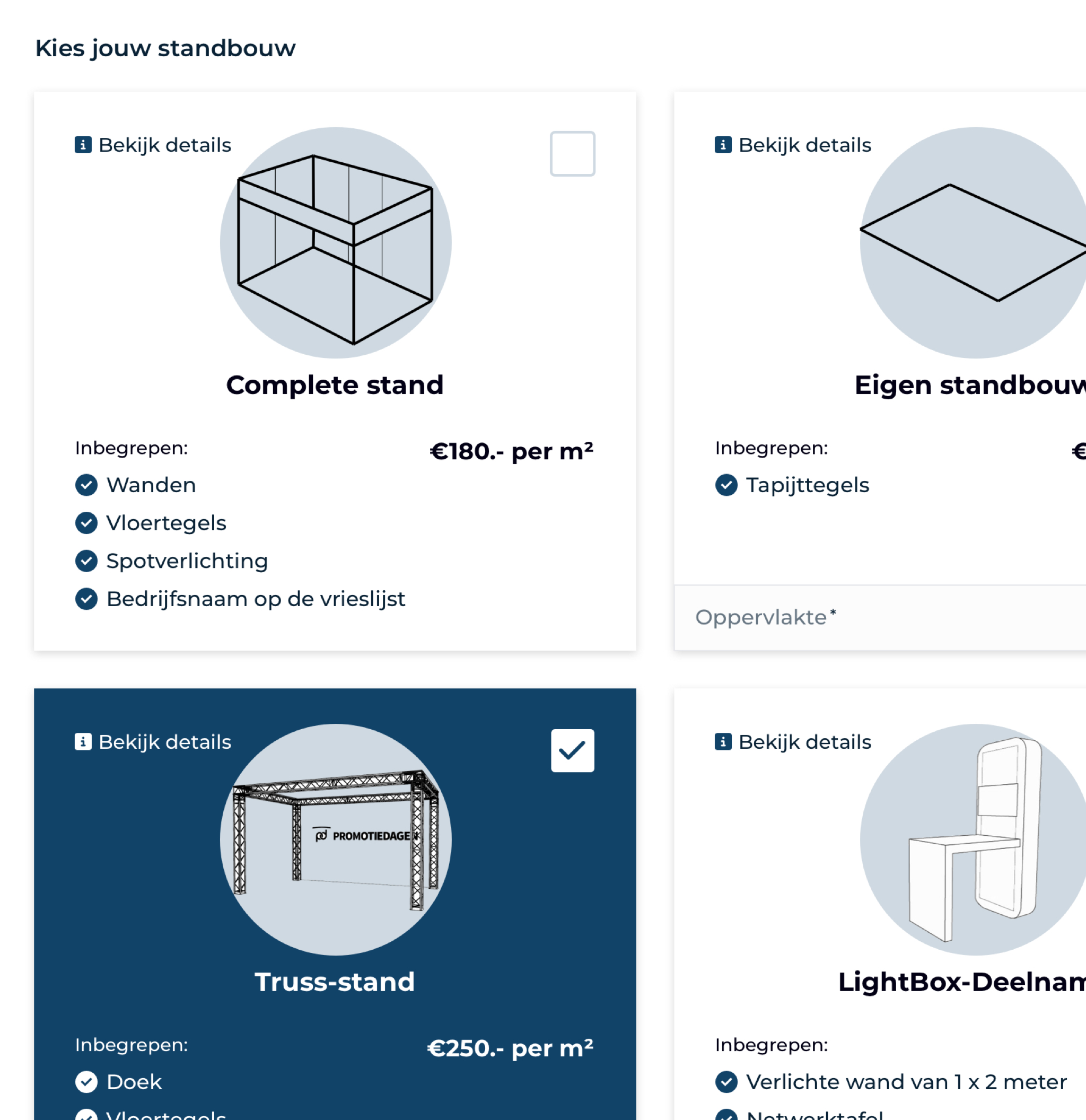 Weergave formulier De Promotiedagen